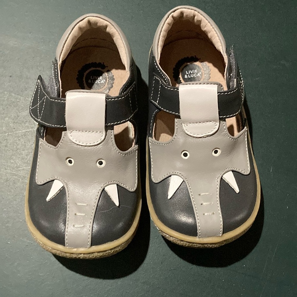 Livie & Luca Kids Gray Elephant Shoes